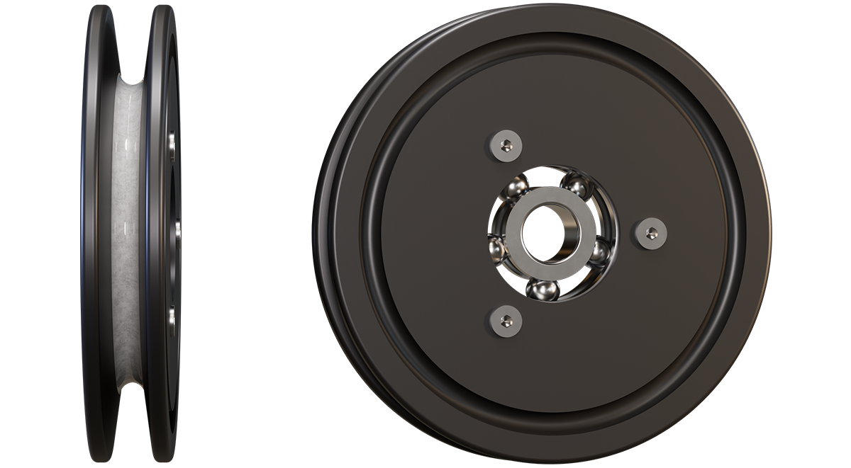 Umlenkrolle O-Kanal 52-4,5